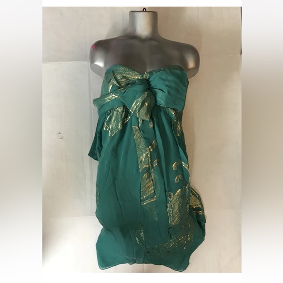 NWT Nicole Miller Silk Blend evening dress